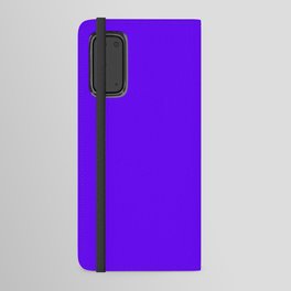 Violet Two Monochrome Tone Color Block Android Wallet Case