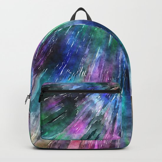 Textured Watercolor Tie Dye Backpack