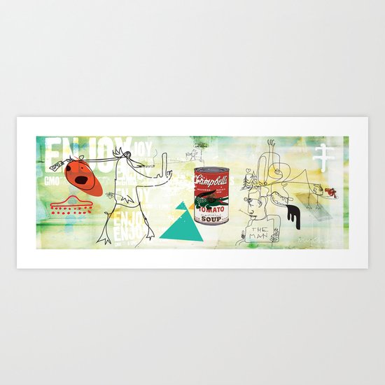 GMO Bro. Art Print