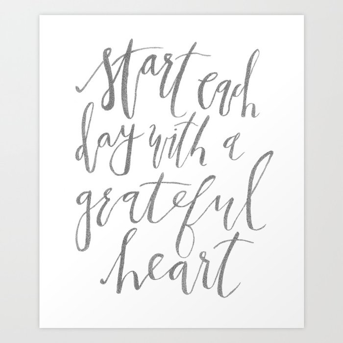 Grateful Heart Art Print