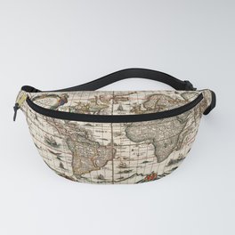 Terra Nova Vintage Maps And Drawings Fanny Pack