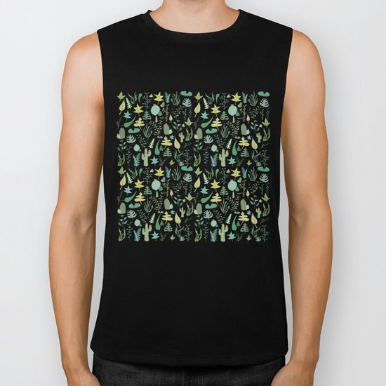 Natural Pattern collab. Biker Tank
