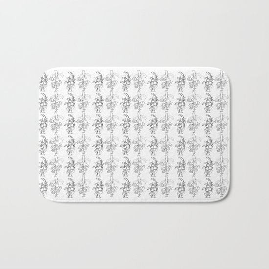 trees in this pattern Bath Mat