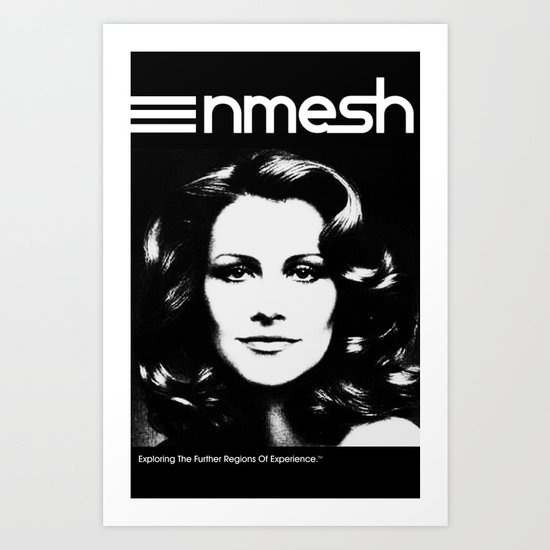 Nmesh "Vapor Lady" Poster Art Print