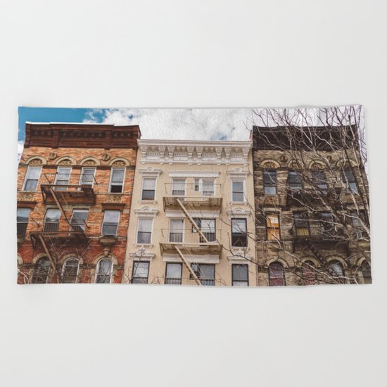 NoLita Architecture Beach Towel