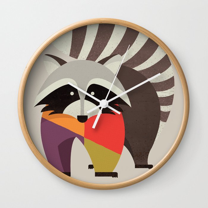 Raccoon Wall Clock