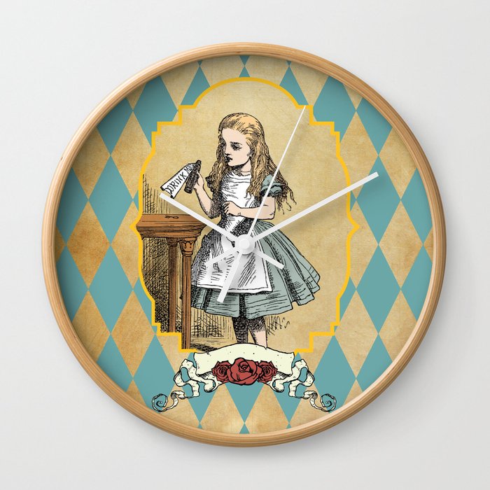 alice in wonderland Wall Clock