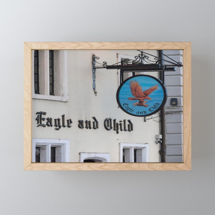 Eagle and Child Pub Oxford England Framed Mini Art Print