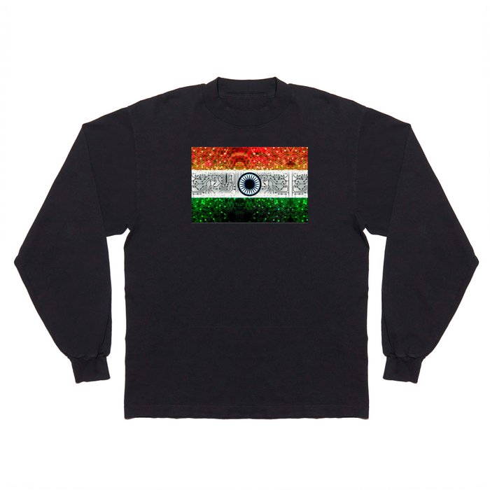 circuit board india (flag) Long Sleeve T Shirt