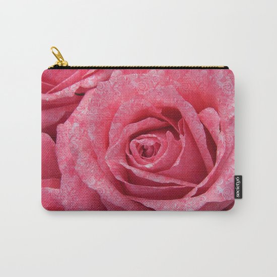 Pink love roses Carry-All Pouch