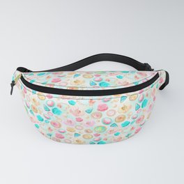 Romantic Rococo Radiance in pastel rainbow colors  Fanny Pack