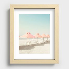 Seafront Shades Recessed Framed Print