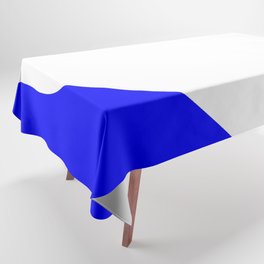 Heart (White & Blue) Tablecloth