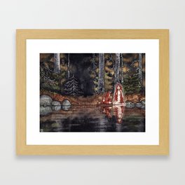 Forest Fae Framed Art Print