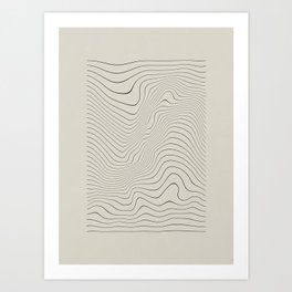Line Distortion #3 Art Print