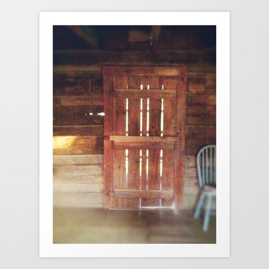 The Cabin Door Art Print
