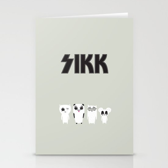 SIKK - ANALOG zine Stationery Cards