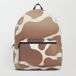 Cute Brown Cow Spots Pattern  Backpack
