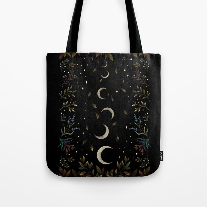 Crescent Moon Garden Tote Bag