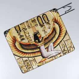 Egypt Isis Cleopatra Picnic Blanket