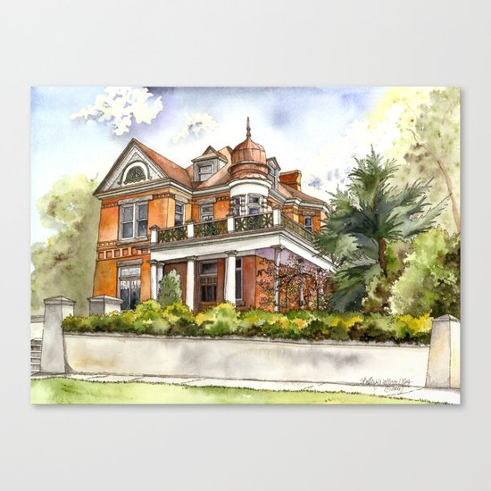 Stately Manor House Canvas Print