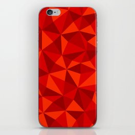 Red Triangle Pattern iPhone Skin