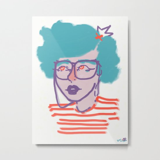 iEYEglasses Metal Print