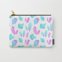 Pastel Watercolor Crystals | Nikury Carry-All Pouch