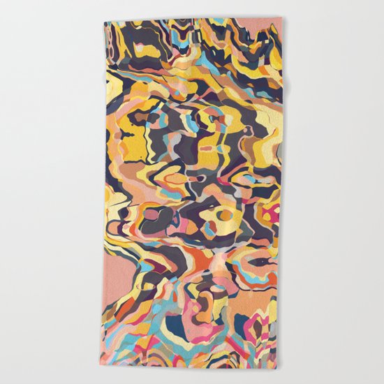 Hyenas Essence Beach Towel