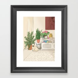 The Living Room Framed Art Print
