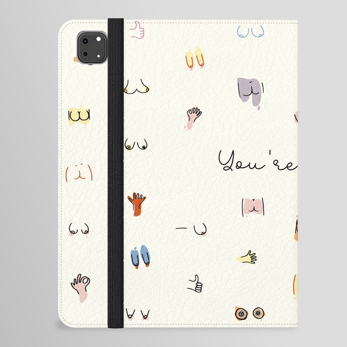 You're Perfect - Butts and boobies iPad Folio Case