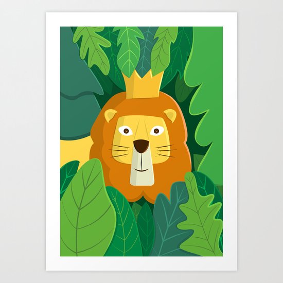 King of the Jungle Art Print