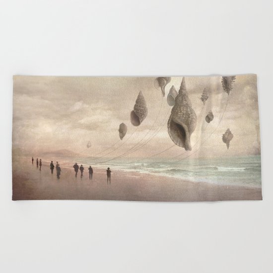 Floating Giants Beach Towel