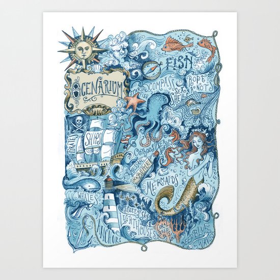 Ocenarium Art Print
