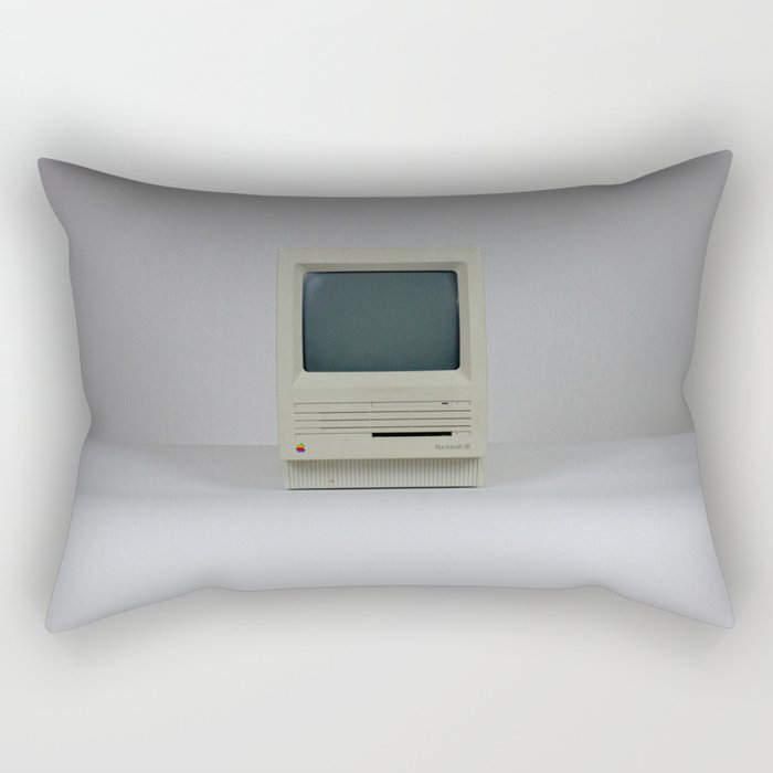 vintage Mac computer Rectangular Pillow