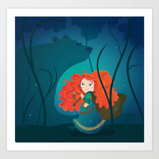 Brave Art Print