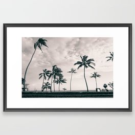 Hawaii Surf Commute Framed Art Print