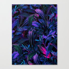 Future Garden Tropical Night Canvas Print