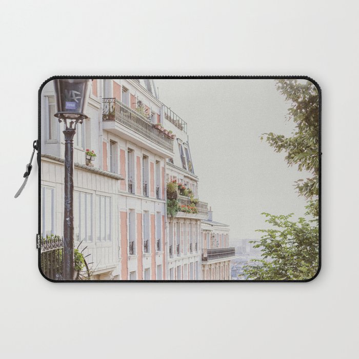 Montmartre Stairs - Paris Travel Photography Laptop Sleeve