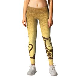 Knossos griffin on a gold background Leggings | Fantasy, Gold, Greece, Yellow, Myth, Monster, Griffin, Mythology, Animal, Digital 