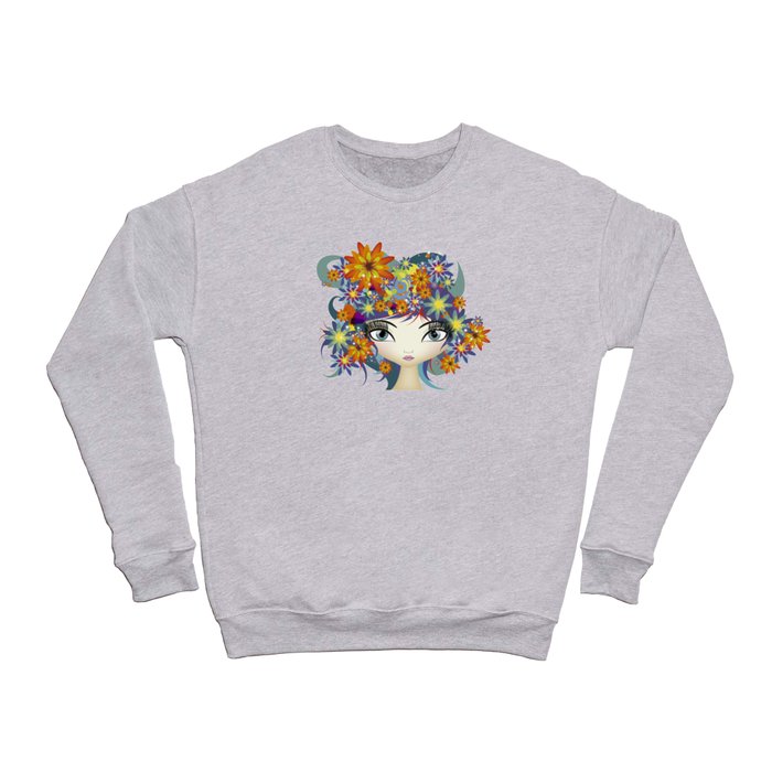 Flowery Crewneck Sweatshirt