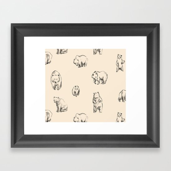 Bears Framed Art Print