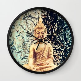 Earth Zen Buddha Wall Clock | Hinduism, Yin Yang, Yoga, Graphicdesign, Zen, Tanta, Spiritual, Nirvana, Bohemian, Buddhism 