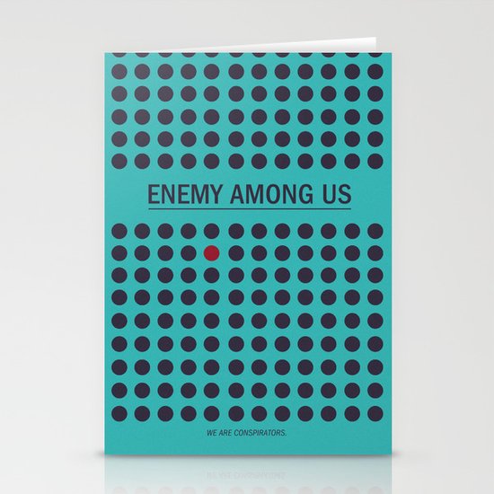 Enemy Among Us II Stationery Cards