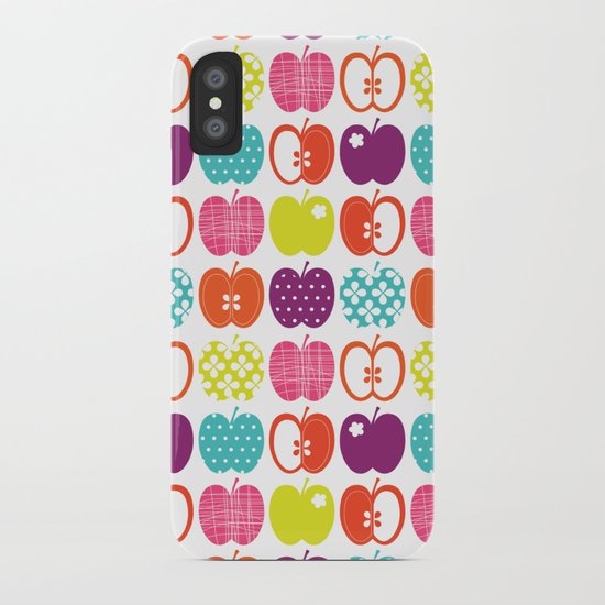 Textured Apples iPhone Case