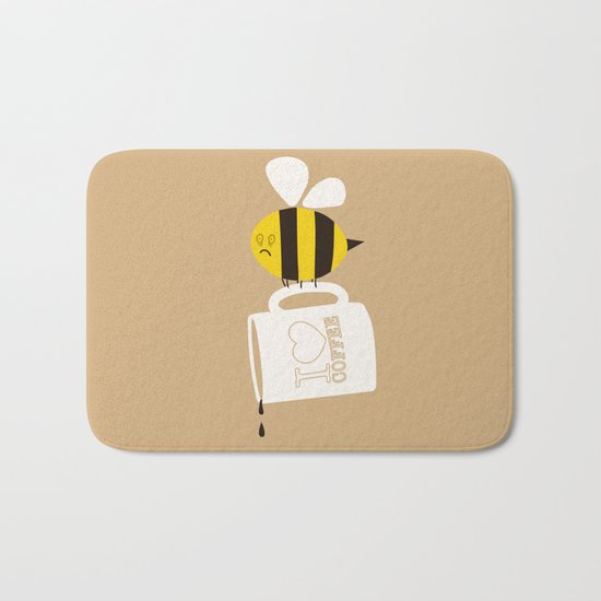 Need. Coffee. Now. Bath Mat