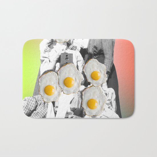 Cheesing to the top Bath Mat