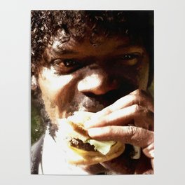 Jules Winnfield Kahuna Burger - Samuel L Jackson Poster