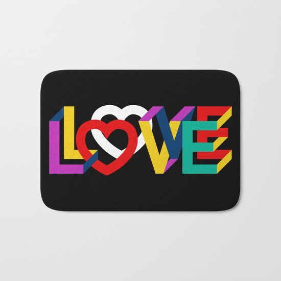 IN LOVE ANYTHING GOES ! Bath Mat