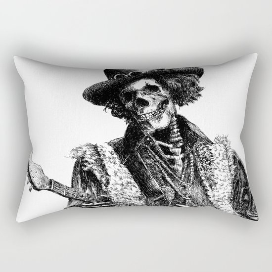 The Legend of Guitarist Rectangular Pillow